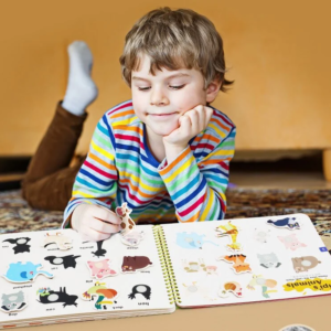 Kniha pro děti inspirovaná metodou Montessori